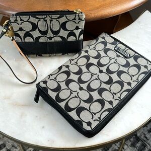 Coach wristlet and kindle case